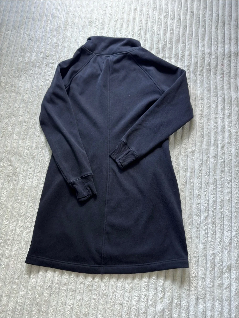 Athleta Women's Black 1/4 Zip Mock Neck Long Sleeve Pullover Top Size M